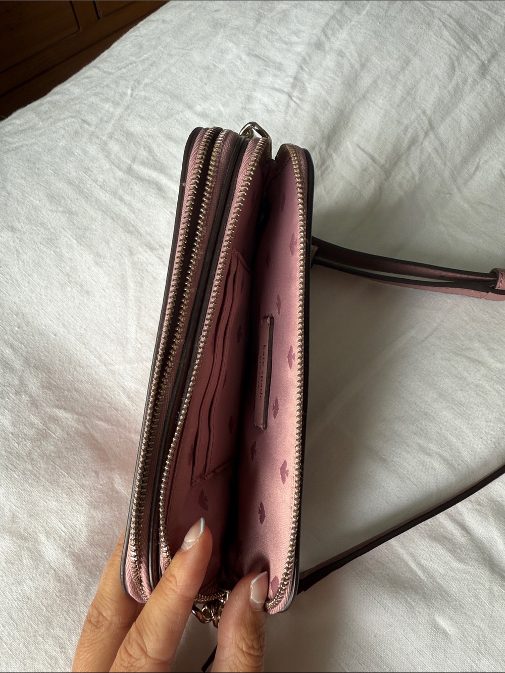 Dusty Pink Kate Spade Crossbody Un-used - Picture 5 of 5
